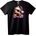 NOONEBRAND Тениска Коледна буква S - XXS, Black