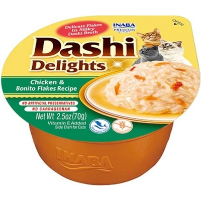 Inaba Dashi Delights kuře a vločky z tuňáka 70 g