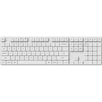 Keychron K5 Pro White QMK/VIA Full-Size Low-Profile Gateron Blue Switches (K5P-P2)