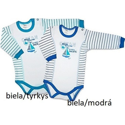 Body Ocean DR biela/tyrkysová