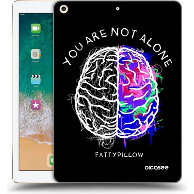 Picasee silikónový prehľadný obal Apple iPad 9.7 2017 5. generace Brain White