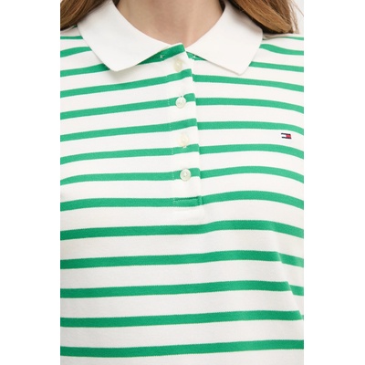 Tommy Hilfiger тениска с яка дамска с памук (WW0WW43224)