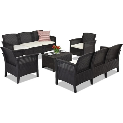 BICA Комплект ратанови мебели Venezia Coffee 8 Bica brown (BCVENCOF8BR)