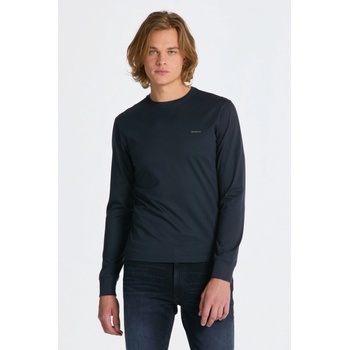 Gant tričko Slim Merc Jersey LS modré