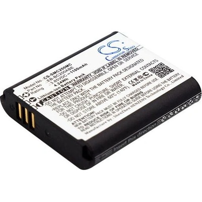 Cameron Sino Батерия за Samsung Gear 360, 1300 mAh, Li-Ion (CS-SMC200MC)
