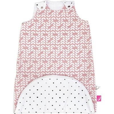 Motherhood Spací pytel 2v1 ZIP A Round Beige muslin Pink Classics bílá