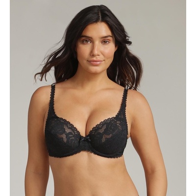 PLAYTEX FLOWER ELEGANCE UNDERWIRE BRA PLAYTEX čipkovaná čierna