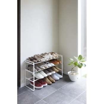 YAMAZAKI Frame Shoe Rack 3 bílá