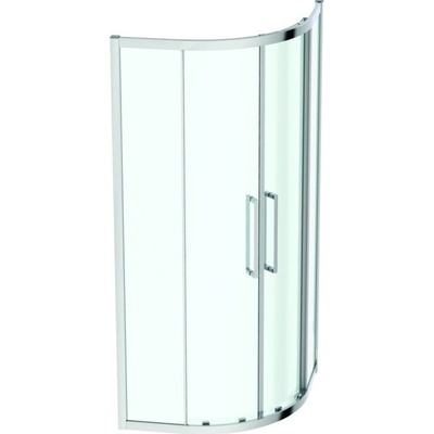 Ideal Standard i.life - Sprchový kút štvrťkruh 90x90 cm, lesklý chróm T4935EO