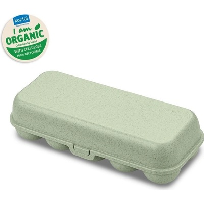 Koziol Vajcia úložný box bio zelená EGGS TO GO na 10 vajec 28 cm
