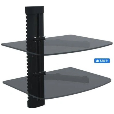 OPTICUM polička dvojitá pod TV 360x250x432mm
