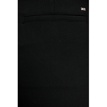 Tommy Hilfiger Панталон Tommy Hilfiger в черно със стандартна кройка, с висока талия WW0WW48357 (WW0WW48357)
