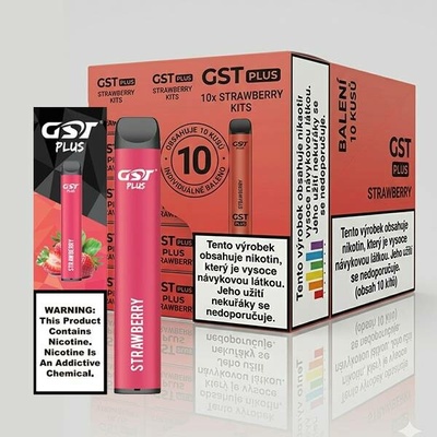 GST Jahoda 20mg 600 potahů 10 ks
