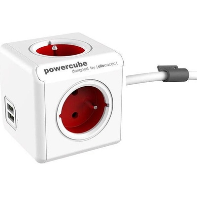 PowerCube Extended USB 1,5 m červená