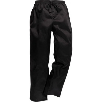 PORTWEST Kuchárske nohavice C070 na šnúrku čierne