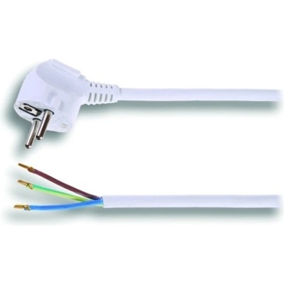 satiplugs Flexošňůra 3m 863107-3-53/3 3x1 H05VV-F bílá úhlová 32251W3103N