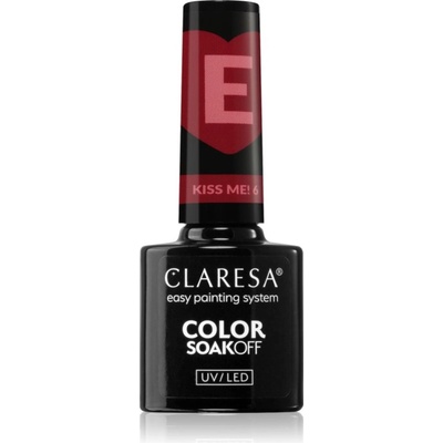 Claresa SoakOff UV/LED Color Kiss Me гел лак за нокти цвят 6 5 гр