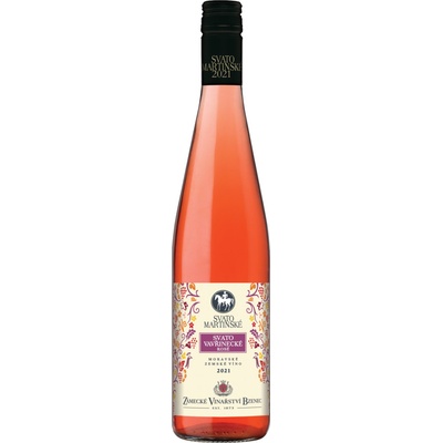 Zámecké vinařství Bzenec Svatovavřinecké rosé Svatomartinské 2024 11,5% 0,75 l (holá láhev)