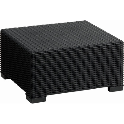 ALLIBERT CALIFORNIA Záhradný stolík, 68 x 68 x 35 cm, grafit 17194146