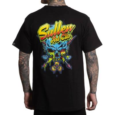 SULLEN Мъжка тениска sullen - slime badge - scm6440_bk