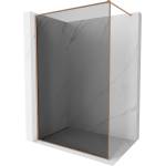 Mexen Kioto-XF стена за душ Walk-in с рамка 100 x 202 см, графит 10 мм, четкана мед - 800-100-104-65-40-X (800-100-104-65-40-X)