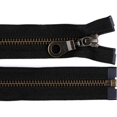 Stoklasa Staromosazný zip YKK No 5 délka 75 cm bundový černá