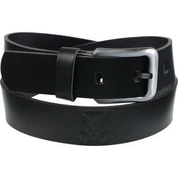 Image 1 of Leather & steel fashion Колан Луцифери - черен - lsf2 42