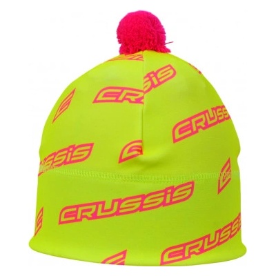 Crussis s bambulí žlutá fluo / růžová fluo logo