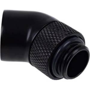 Alphacool Ъглов адаптер Alphacool Eiszapfen, 45°, G1/4, черен мат (AC-1011175)