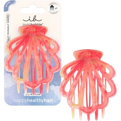 Škripec do vlasov Invisibobble Clipstar Coral Hug - koralový