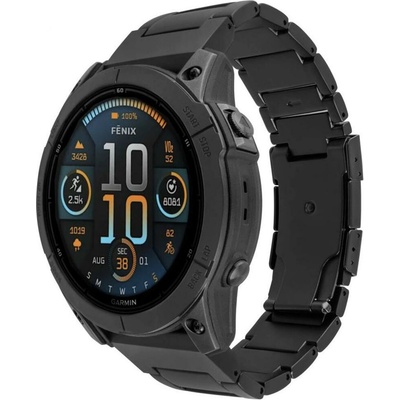 FIXED Titanium Strap pro Garmin QuickFit 26mm, černý FIXTST-QF26MM-BK