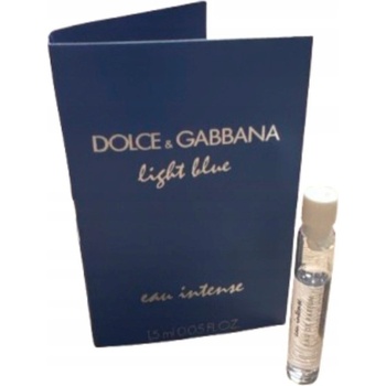 Dolce & Gabbana Light Blue Eau Intense parfémovaná voda dámská 1,5 ml vzorek