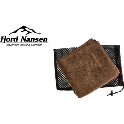 Fjord Nansen Ručník Frota XL hnědý 150 x 63 cm