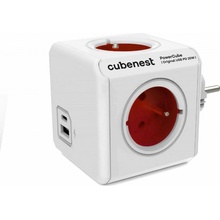 CubeNest PowerCube Original USB PD 20W A+C Červená