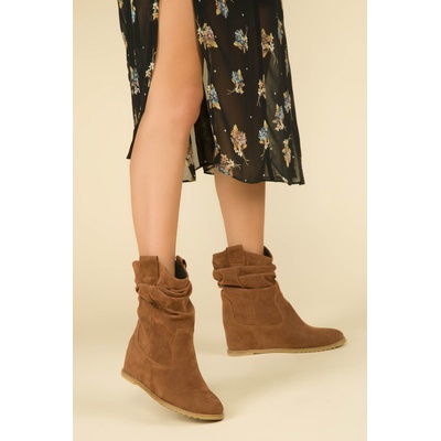 Soho Дамски боти - Кафяви 987999 #271854 (271854_Светло кафяв)