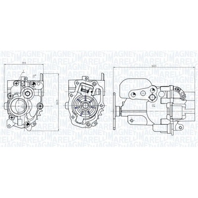 Olejové čerpadlo MAGNETI MARELLI 351516000055