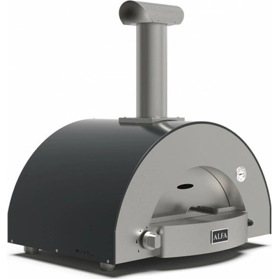 Alfa Forni Classico 2 Pizze Hybrid Grey