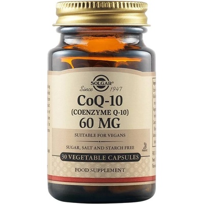 Solgar CoQ-10, 60 mg, 30 растителни капсули, Solgar