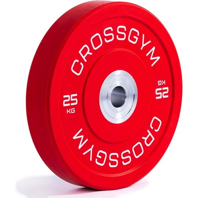 TRINFIT Olympijský kotouč Bumper Plate CrossGym prýžový 25 kg 50 mm