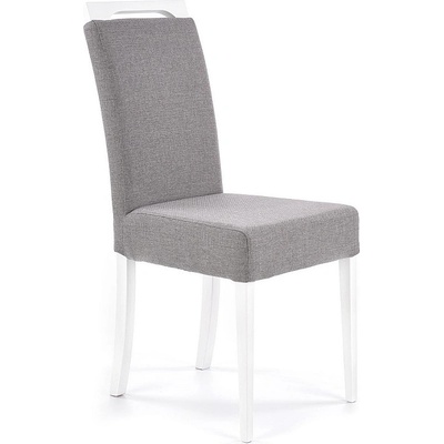 Halmar Трапезен стол clarion бяло/ сиво