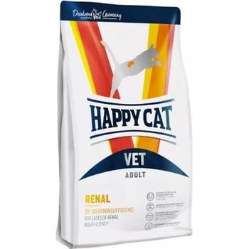 Happy Cat VET Renal, суха храна за котки, за хранене на котки с бъбречна недостатъчност - 4 кг, Германия 70693