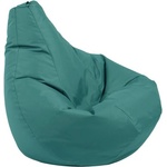 Pufrelax Пуф круша за деца 4-14 г. , 160л. Nirvana Light - Panama Turcoaz, Водоустойчив, Перящ се калъф, Пълнеж от Полистиролни перли