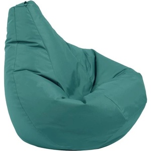 Pufrelax Пуф круша за деца 4-14 г. , 160л. Nirvana Light - Panama Turcoaz, Водоустойчив, Перящ се калъф, Пълнеж от Полистиролни перли