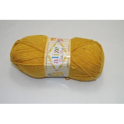 Alize Baby Best 100g - 281tmavo žltá
