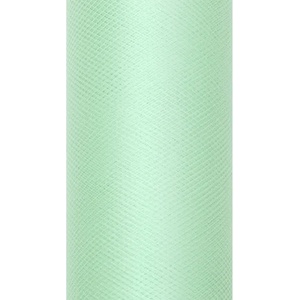 PartyDeco Гладък тюл - цвят мента 0, 15 x 9 м