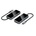 Vention USB-C - HDMI/USB 3.0x3/SD/TF/PD (0, 15 м, сив, с огледално покритие), докинг