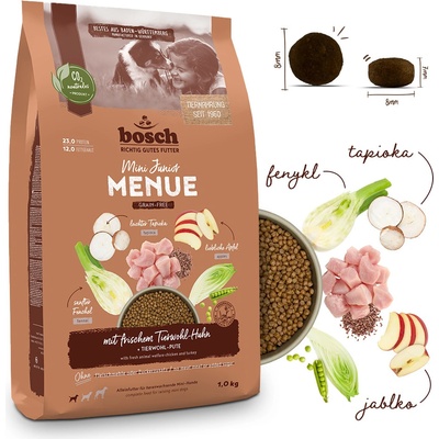 Bosch HPC Menue Mini Junior with animal welfare chicken 1 kg