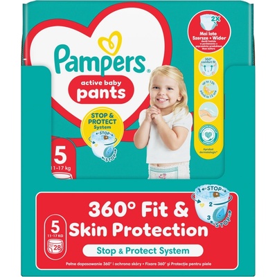 Pampers Памперс пелени размер 5 28 бр