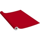 Vidaxl Samolepiacia fólia na nábytok červená 500x90 cm PVC