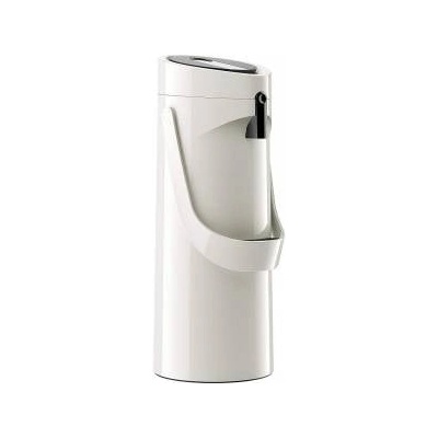 temsa HOGAR Emsa GmbH 515707 Ponza ISO thermos bottle 1, 9 l, stainless steel, 17 x 16.5 x 39 cm, stainless steel, white